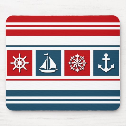 Tapis De Souris Nautical design (Devant)
