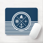 Tapis De Souris Nautical themed design (Avec souris)