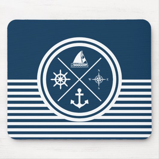 Tapis De Souris Nautical themed design (Devant)