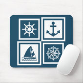 Tapis De Souris Nautical themed design (Avec souris)