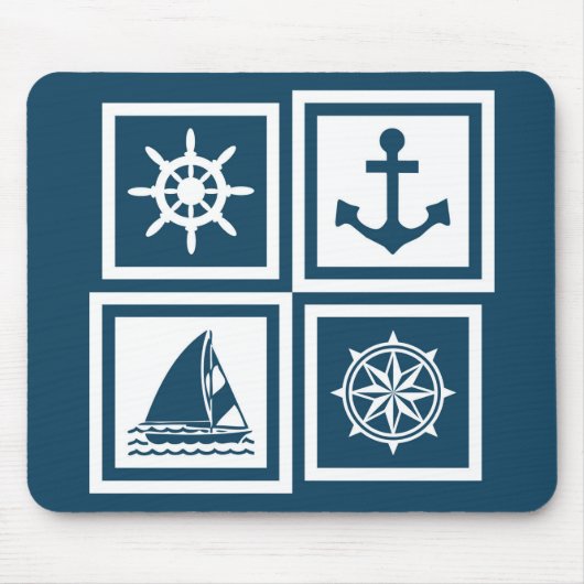 Tapis De Souris Nautical themed design (Devant)