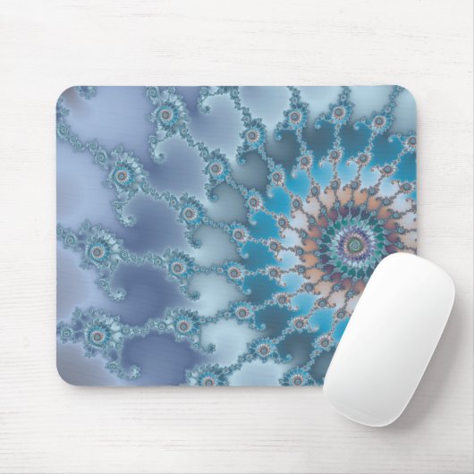 Tapis De Souris Nautilus - Fractal Art (Avec souris)