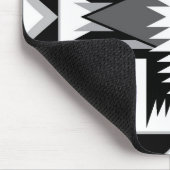 Tapis De Souris Navajo Black & Grey Mousepad (Coin)