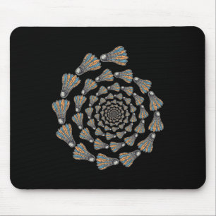 Tapis De Souris Navette Badminton Love Team Player Coach