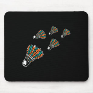 Tapis De Souris Navette Colorée Badminton Pour Le Joueur Badminton