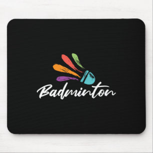 Tapis De Souris Navette Joueur Badminton Racket Sports Coach Équip