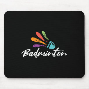 Tapis De Souris Navette Joueur Badminton Racket Sports Coach Équip