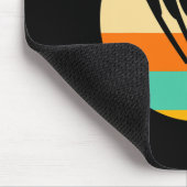 Tapis De Souris Navette rétro Badminton (Coin)