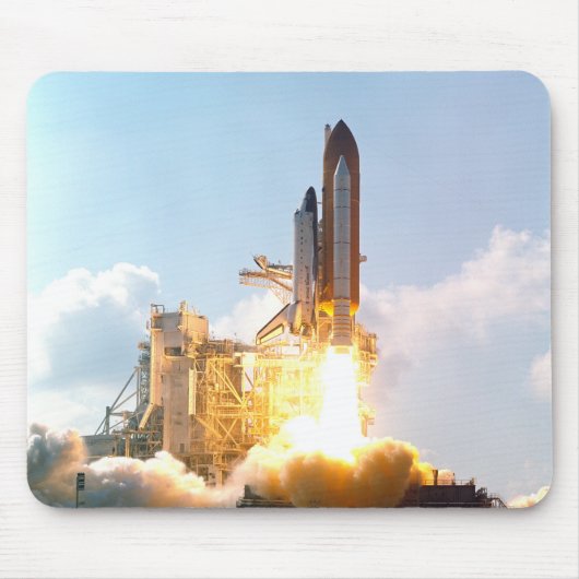 Tapis De Souris navette spatiale Atlantis explose (Devant)