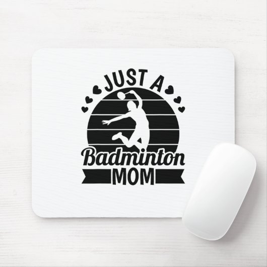 Tapis De Souris Navette - Team Racket Just A Badminto (Avec souris)