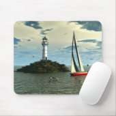Tapis De Souris Navigation avec le mousepad de dauphins (Avec souris)