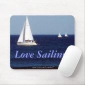 Tapis De Souris "Navigation d'amour !" Mousepad (Avec souris)