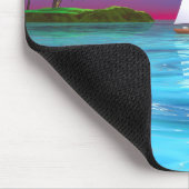 Tapis De Souris Navigation du bleu (Coin)