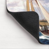 Tapis De Souris Navigation en mer agitée (Coin)