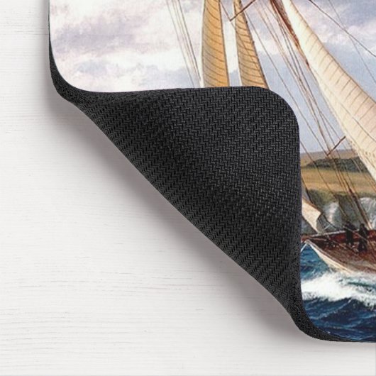 Tapis De Souris Navigation en mer agitée (Coin)