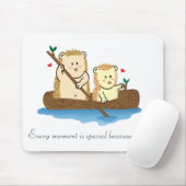 Tapis De Souris Navigation mignonne de couples de hérisson sur le (Avec souris)