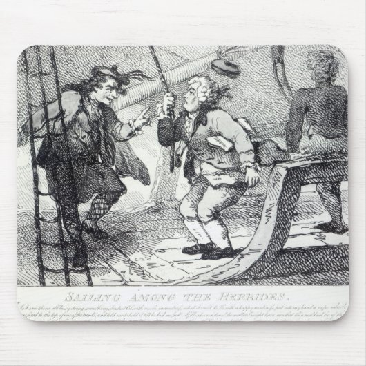 Tapis De Souris Navigation parmi le Hebrides (Devant)