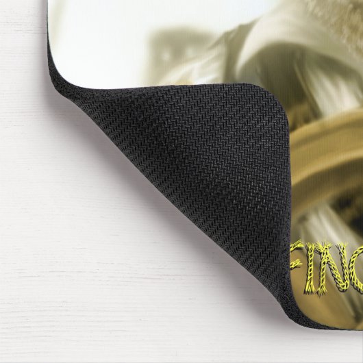 TAPIS DE SOURIS NAVIGUANT LES VAGUES…, OU SURFER LE WEB ? ,… (Coin)