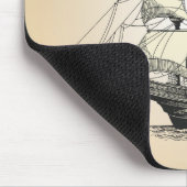 Tapis De Souris Navire à voile pirate (Coin)