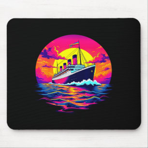 Tapis De Souris Navire de charge Vintage Titanic Bateau Taux de vo