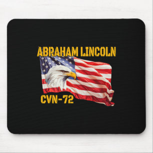 Tapis De Souris Navire de guerre Abraham Lincoln Cvn-72 Avion Carr
