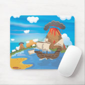 Tapis De Souris Navire Pirate (Avec souris)
