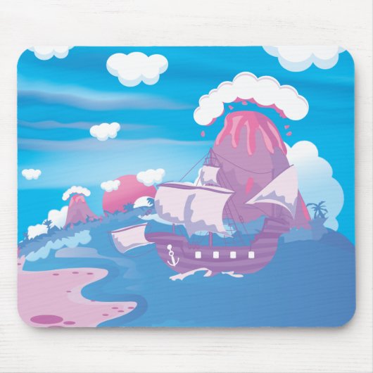 Tapis De Souris Navire Pirate (Devant)