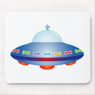 Tapis De Souris Navire spatial UFO