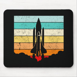 Tapis De Souris Navire spatial vintage /Espace/Espace