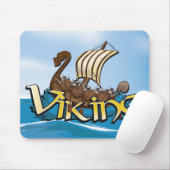 Tapis De Souris Navire Viking (Avec souris)