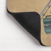 Tapis De Souris Né à Fish - Forcé à travailler (Coin)