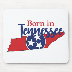 Tapis De Souris Né dans Tennessee State Symbols Volunteer State