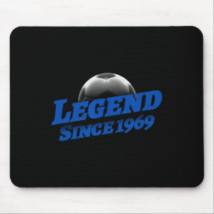 Tapis De Souris Né en 1969 Fan de foot Anniversaire Légendaire Lég