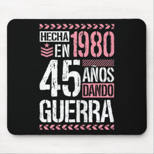Tapis De Souris Né En 1980 Donner La Guerre 45 Ans 45 Anniversaire
