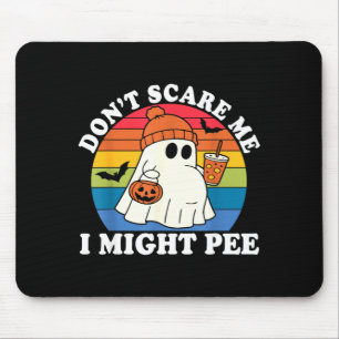 Tapis De Souris Ne fais pas peur, je pourrais faire pipi boo fantô