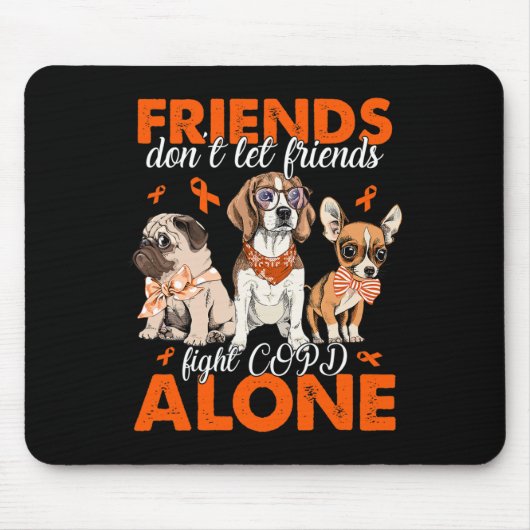 Tapis De Souris Ne laissez pas les amis combattre les CRPS seuls m (Devant)