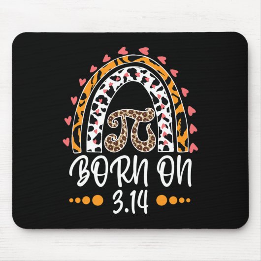 Tapis De Souris Né Le Jour Du Pi (Devant)