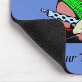 Tapis De Souris Ne manquez pas avec l'orignal à pistolet (Coin)