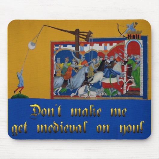 Tapis De Souris Ne m'incitez pas à obtenir… Mousepad (Devant)