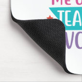 Tapis De Souris Ne m'oblige pas à utiliser la voix de mon enseigna (Coin)