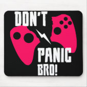 Tapis De Souris Ne paniquez pas les jeux de sons (Devant)