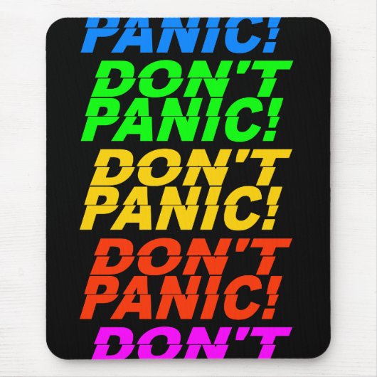Tapis De Souris Ne paniquez pas ! mousepad (Devant)