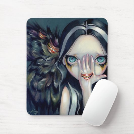 Tapis De Souris "Ne parlez aucun" Mousepad mauvais (Avec souris)