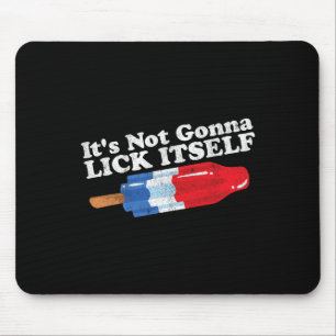 Tapis De Souris Ne Pas Aller Se Lick Drôle Popsicle 4 Juillet G