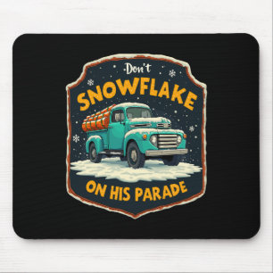 Tapis De Souris Ne Pas Feu De Neige Sur Sa Parade Pro Trump Snow R