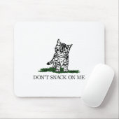 Tapis De Souris Ne pas grignoter sur moi Chat Jaune Ils mangent de (Avec souris)
