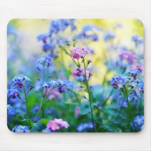 Tapis De Souris Ne pas oublier les fleurs (Devant)