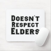 Tapis De Souris Ne respecte pas des aînés (Avec souris)
