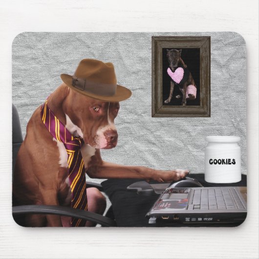 Tapis De Souris Ne salissez pas avec mes biscuits (Devant)