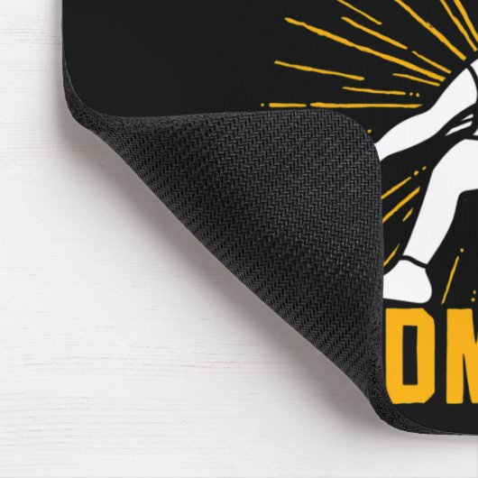 Tapis De Souris Ne Sous-Estimez Jamais La Navette Dminton Old Man (Coin)